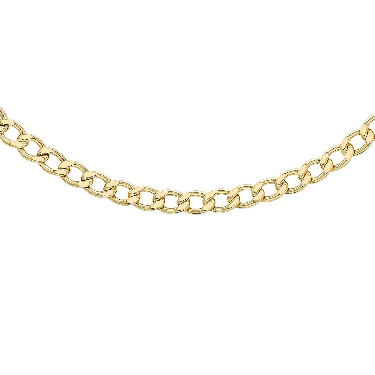 9K Yellow Gold  Chain (Size - 18),  Gold Wt. 1.9 Gms