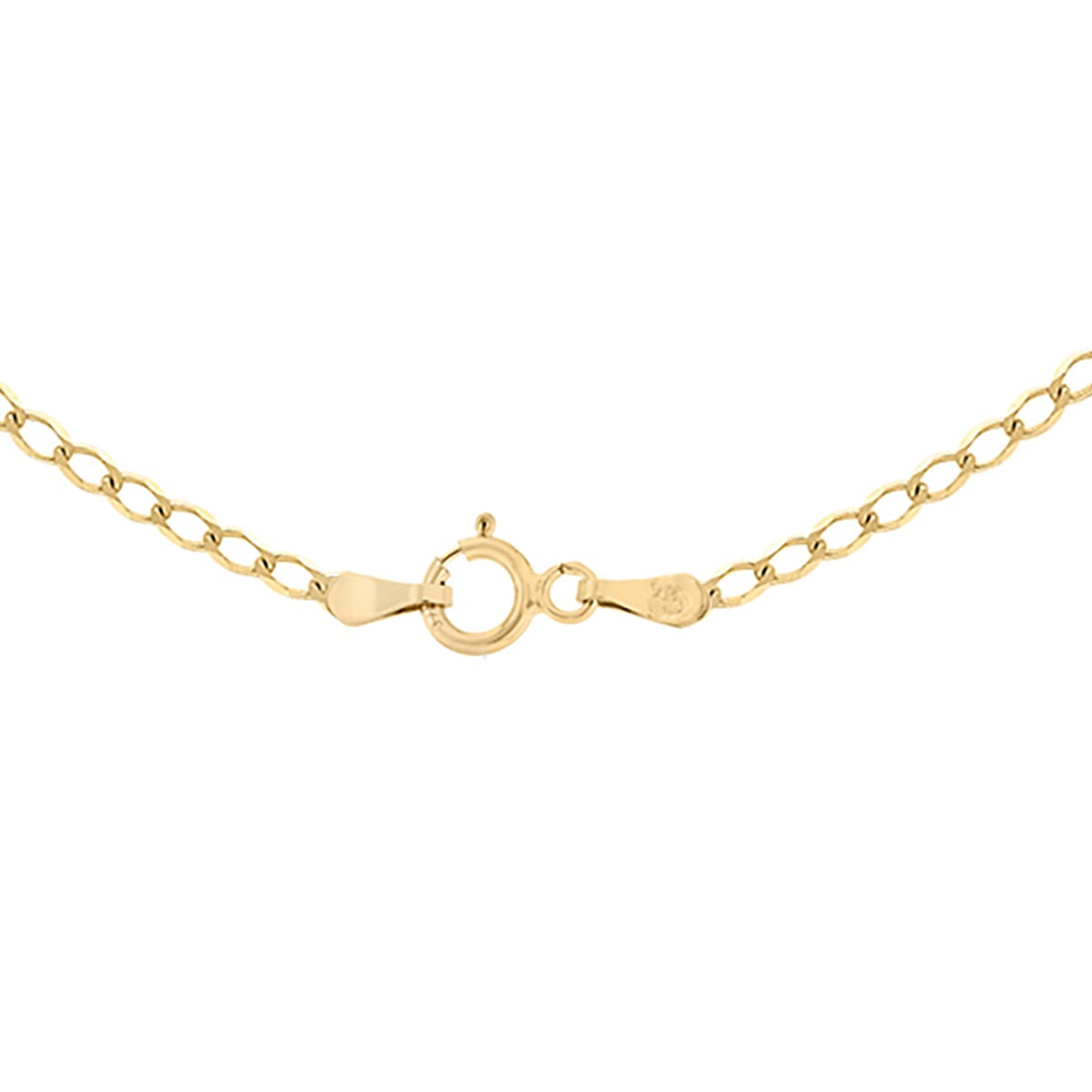 9K Yellow Gold  Chain (Size - 18),  Gold Wt. 1.2 Gms