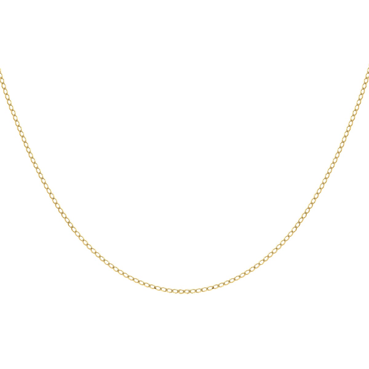 9K Yellow Gold  Chain (Size - 20),  Gold Wt. 1.3 Gms