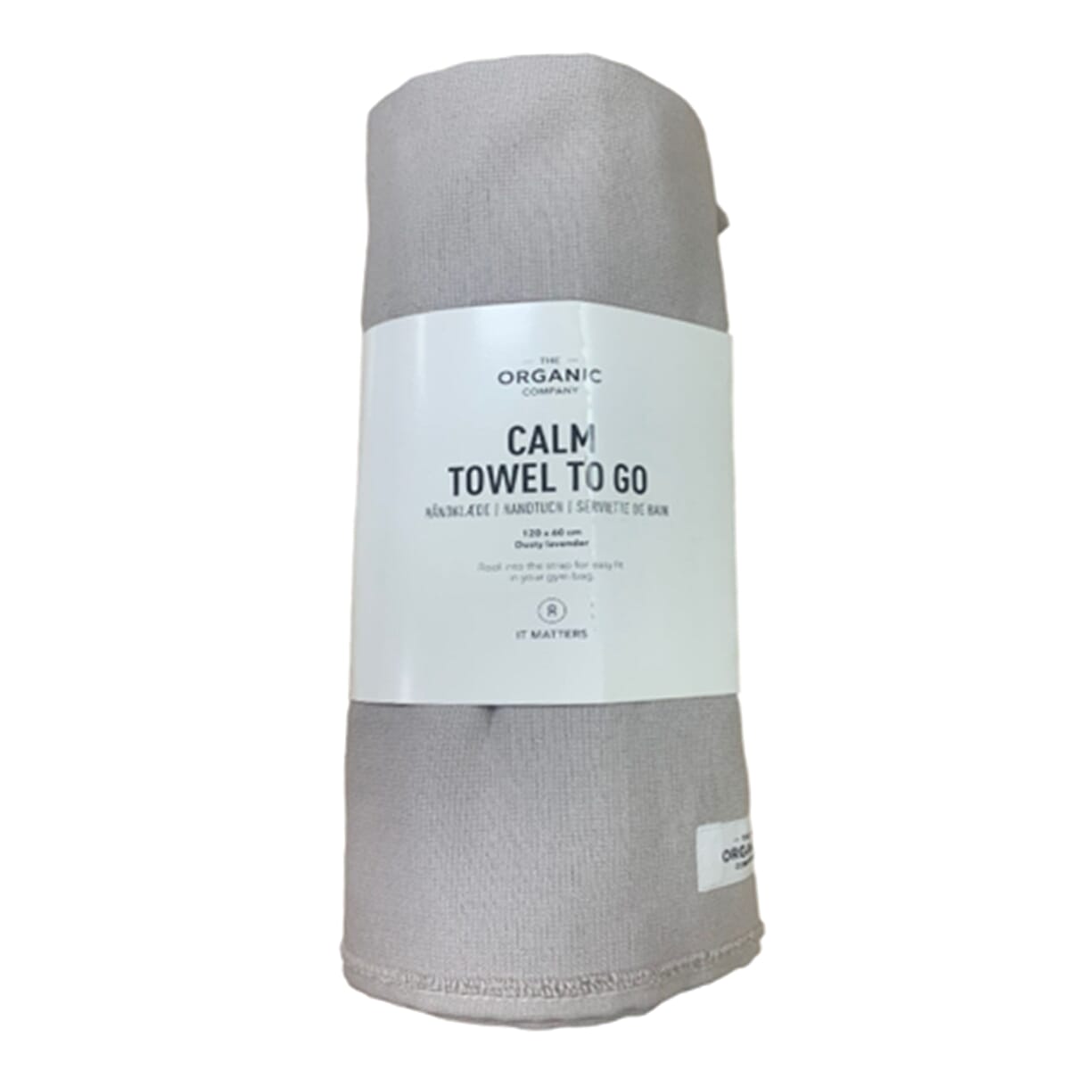 The Organic Company Closeout - 100% Cotton Calm Towel To Go (Size 120x60 cm) - Lavender