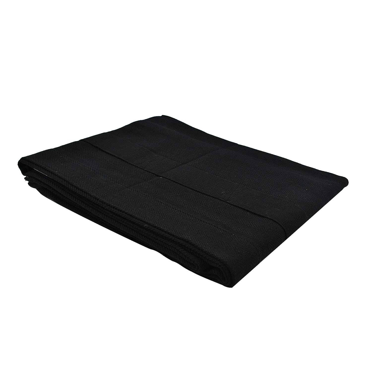 Cotton Towel (Size 156x1 cm) - Black