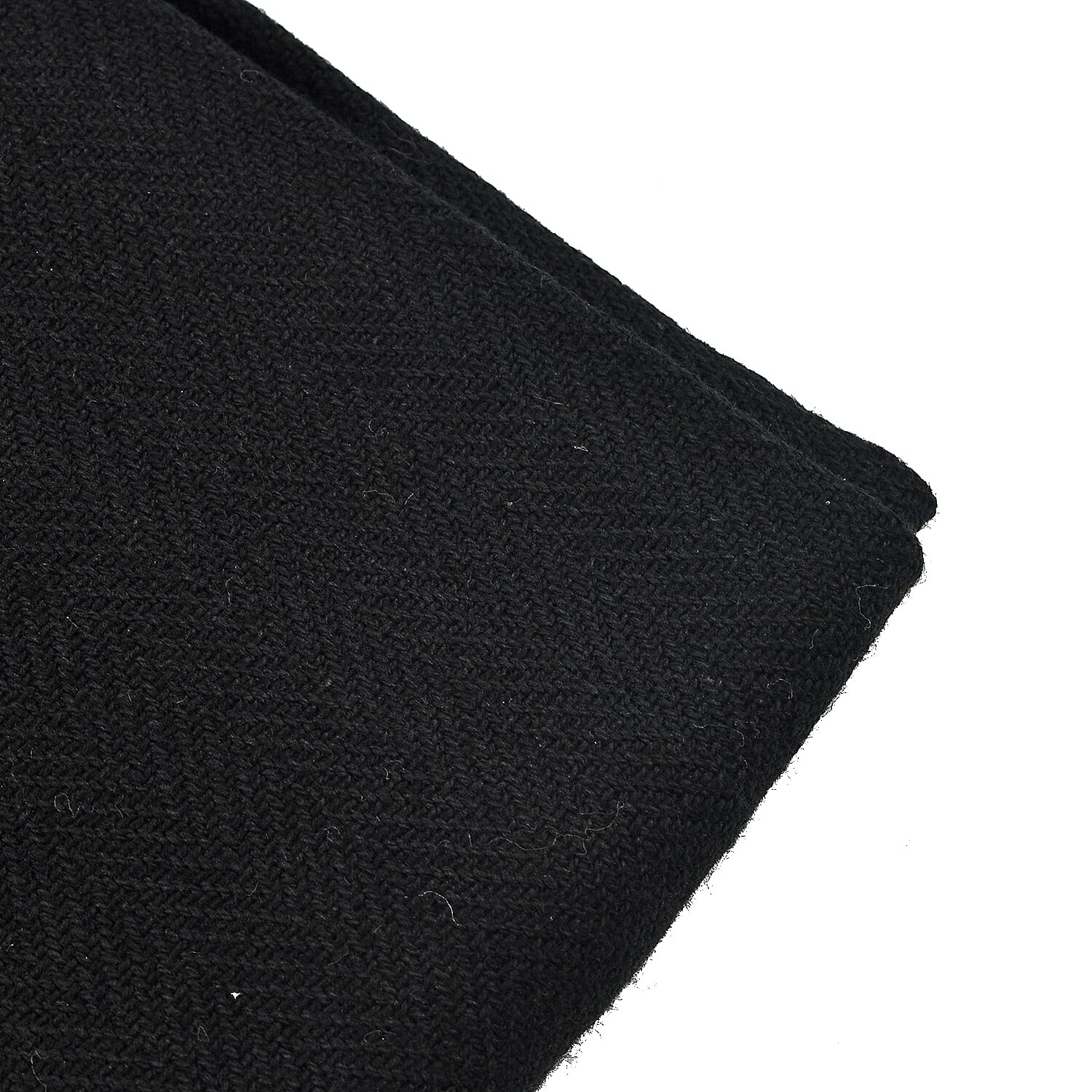 Cotton Towel (Size 156x1 cm) - Black