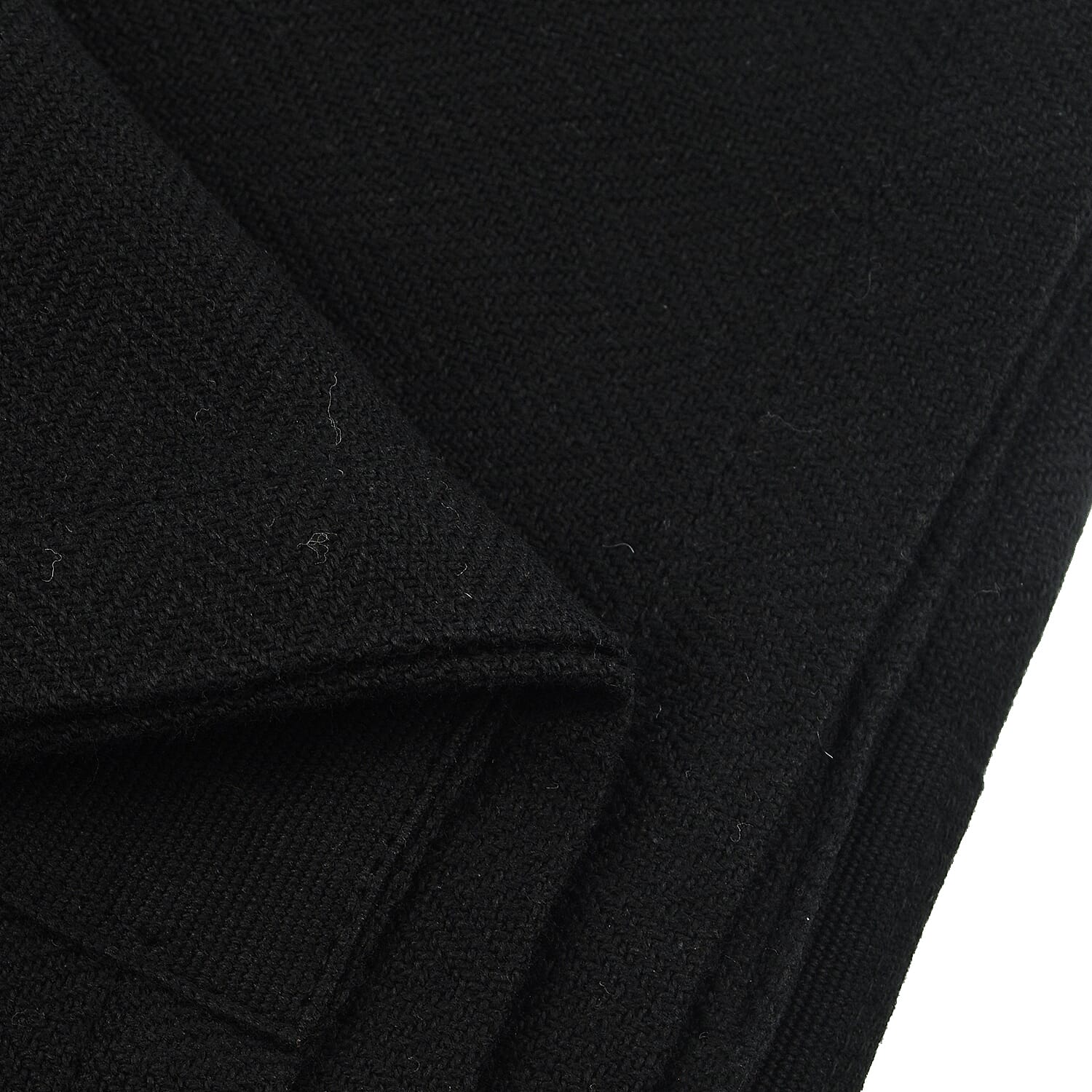 Cotton Towel (Size 156x1 cm) - Black