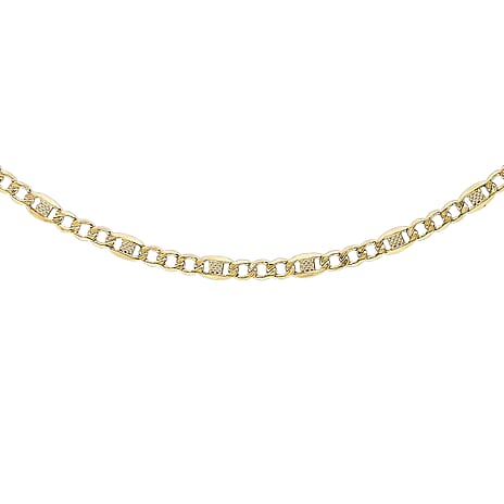 9K Yellow Gold  Chain (Size - 18),  Gold Wt. 3.6 Gms
