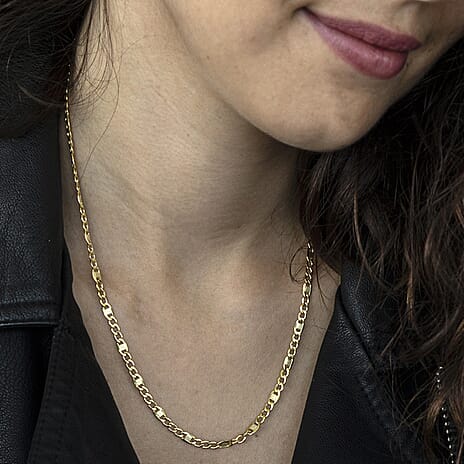 9K Yellow Gold  Chain (Size - 18),  Gold Wt. 3.6 Gms