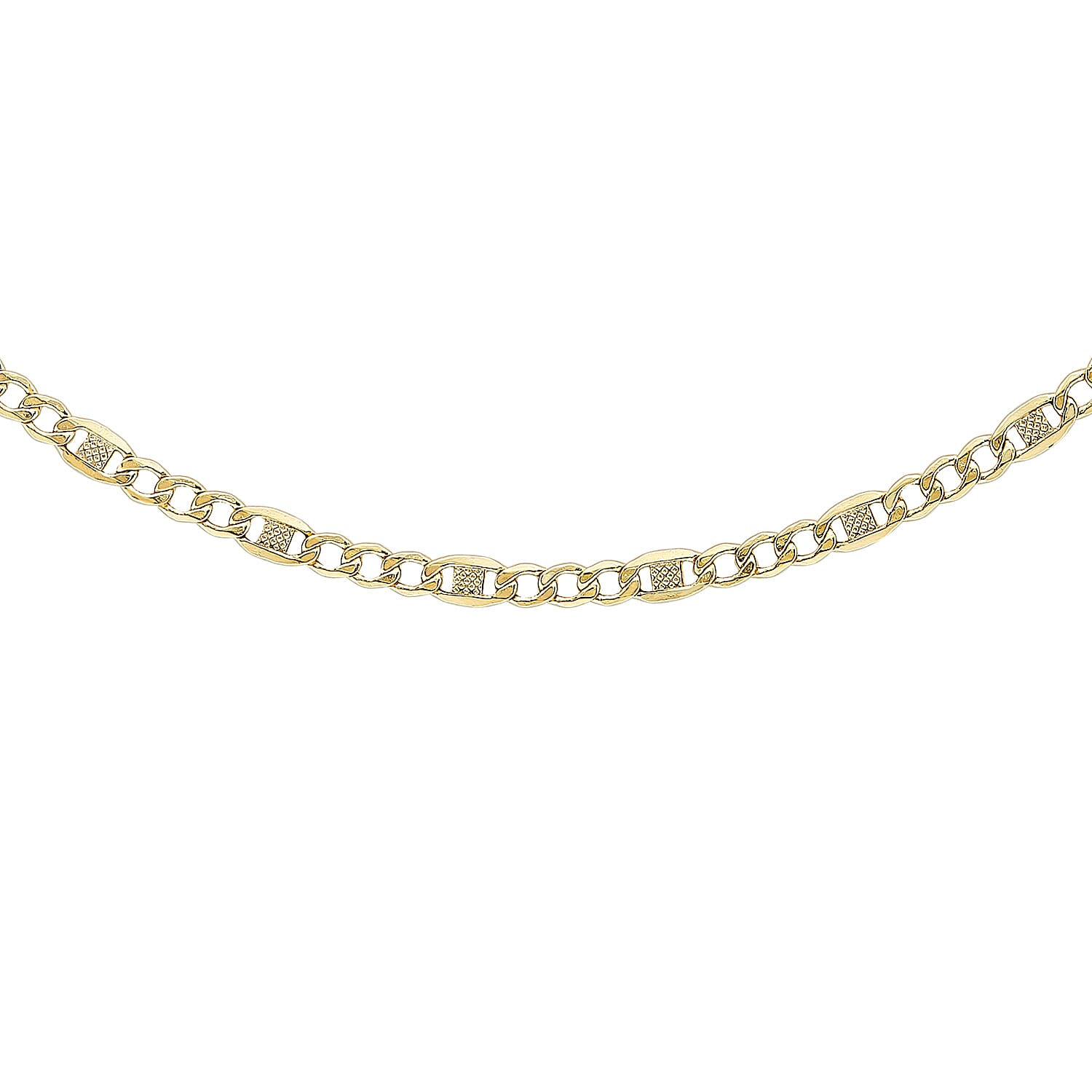9K Yellow Gold  Chain (Size - 20),  Gold Wt. 4 Gms