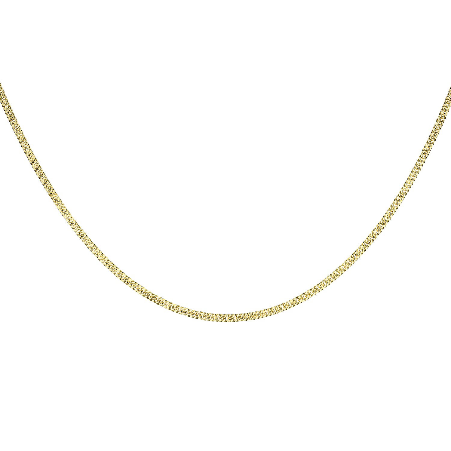 9K Yellow Gold  Chain (Size - 20),  Gold Wt. 3.3 Gms