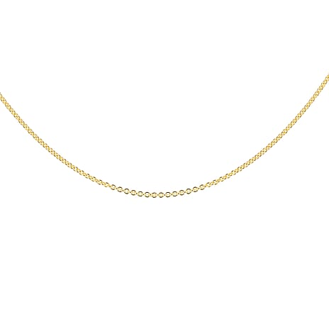 9K Yellow Gold  Chain (Size - 18),  Gold Wt. 2.5 Gms