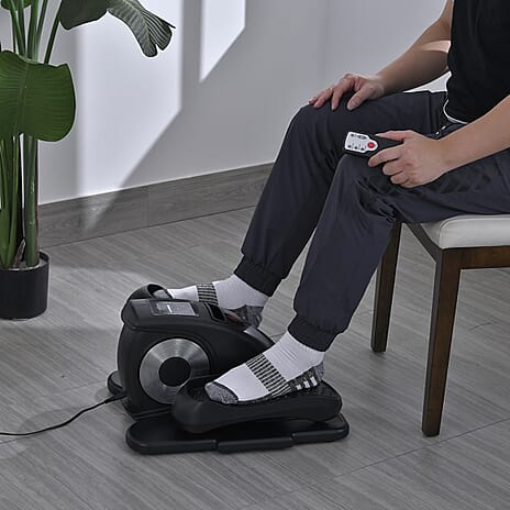 SoulSmart Electric Stepper With Elliptical Pair Belt - LCD Display - Black
