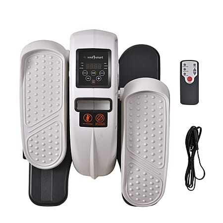 SoulSmart Electric Stepper With Elliptical Pair Belt - LCD Display - White - Black