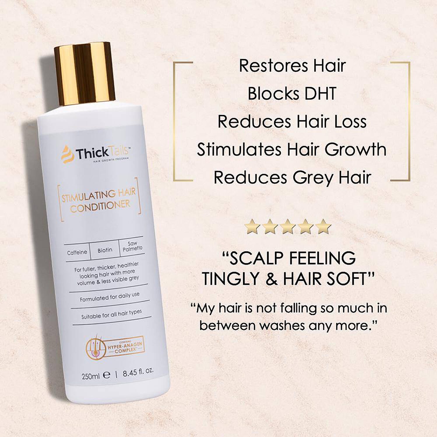 Thick Tails Stimulating Hair Conditioner 250ml