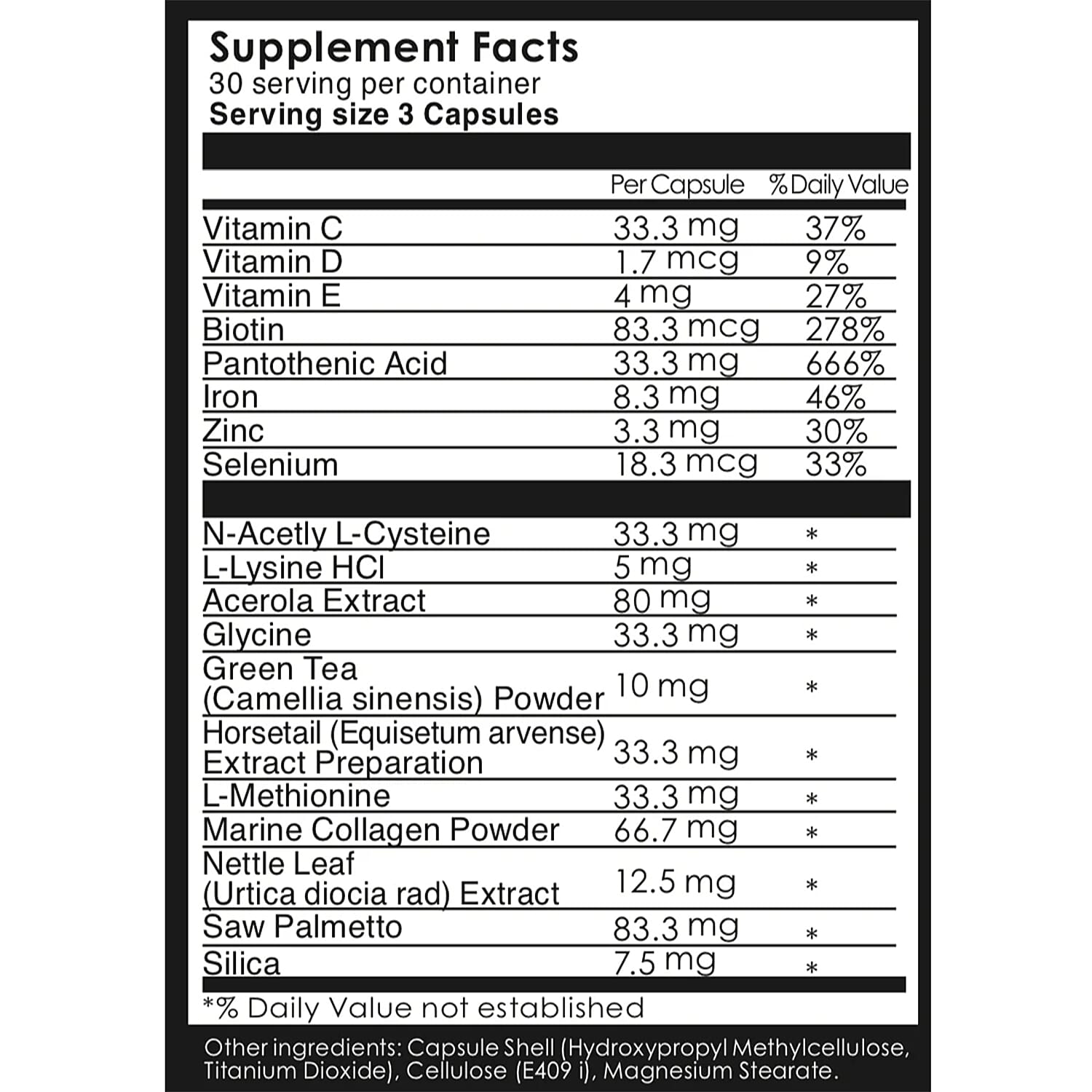 Thick Tails Multi-Vitamins (90 Capsules)