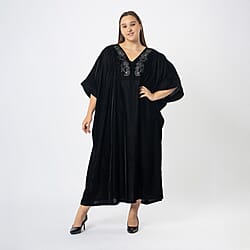 Front Yoke Embroidered Kaftan