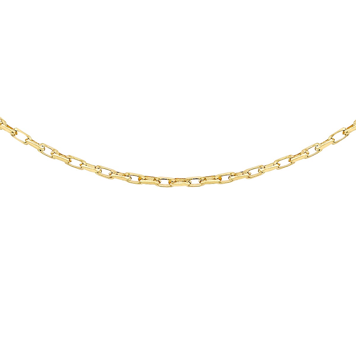 9K Yellow Gold  Chain (Size - 20),  Gold Wt. 3.1 Gms