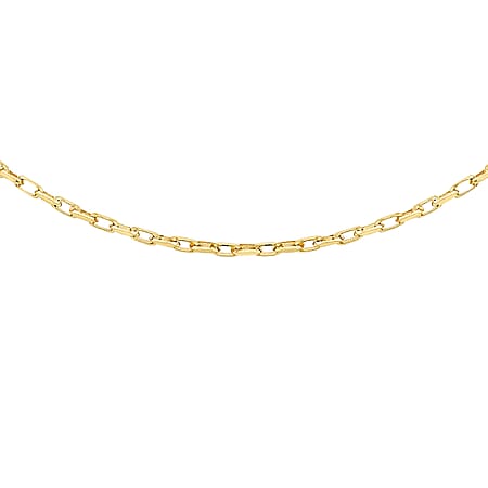 Diamond Cut Belcher Chain 20 Inch in 9K Yellow Gold