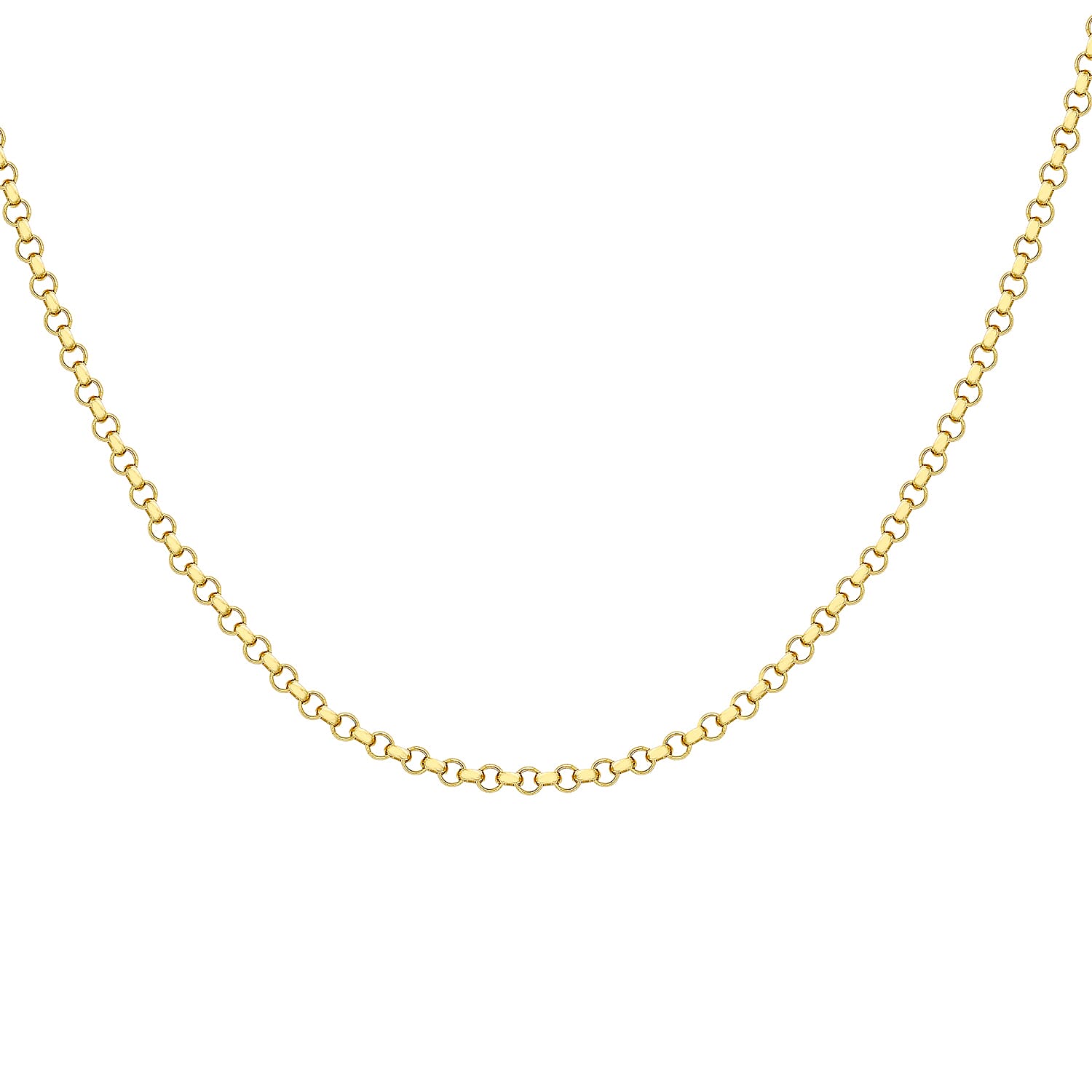 9K Yellow Gold  Chain (Size - 22),  Gold Wt. 3.9 Gms
