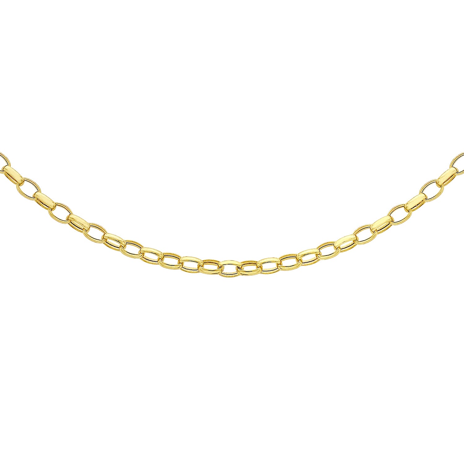 9K Yellow Gold  Chain (Size - 20),  Gold Wt. 2.3 Gms