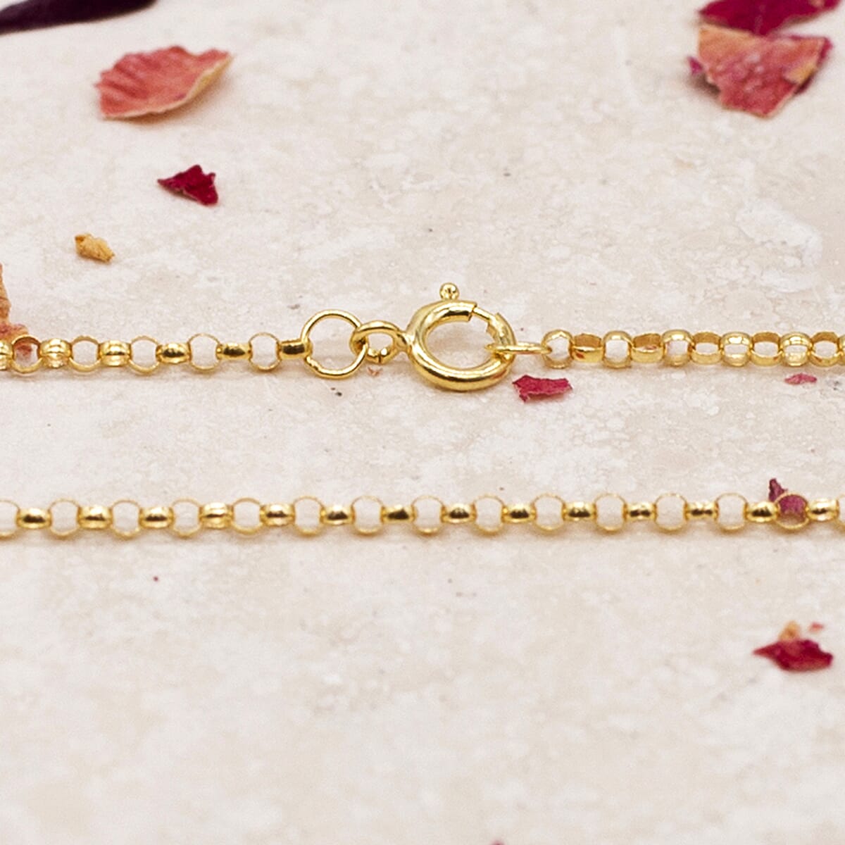 9K Yellow Gold  Chain (Size - 18),  Gold Wt. 1 Gms