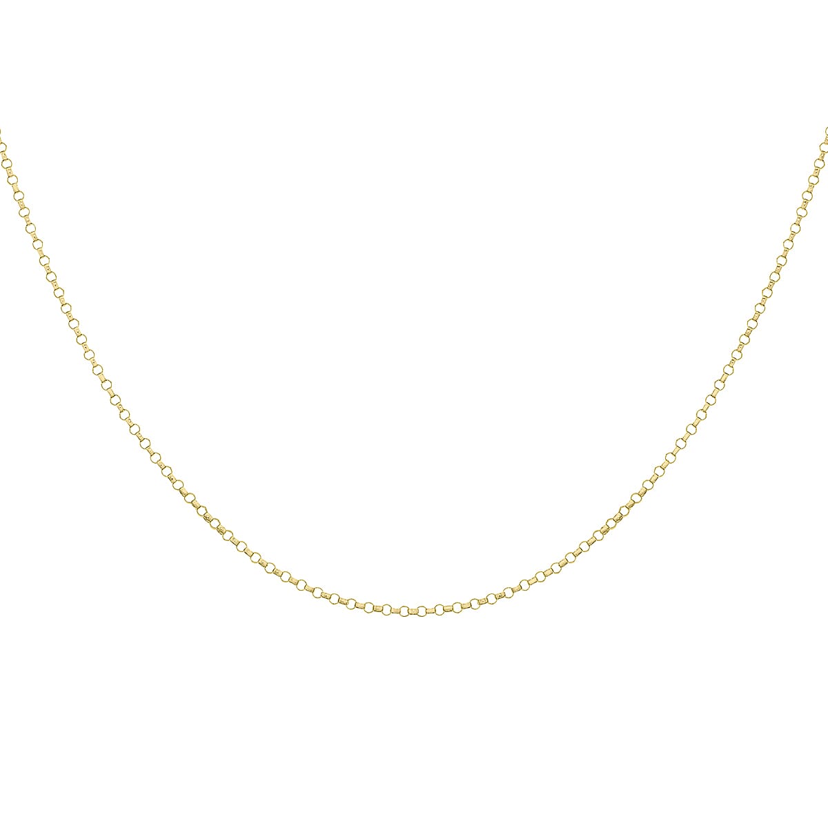 9K Yellow Gold  Chain (Size - 20),  Gold Wt. 1.1 Gms
