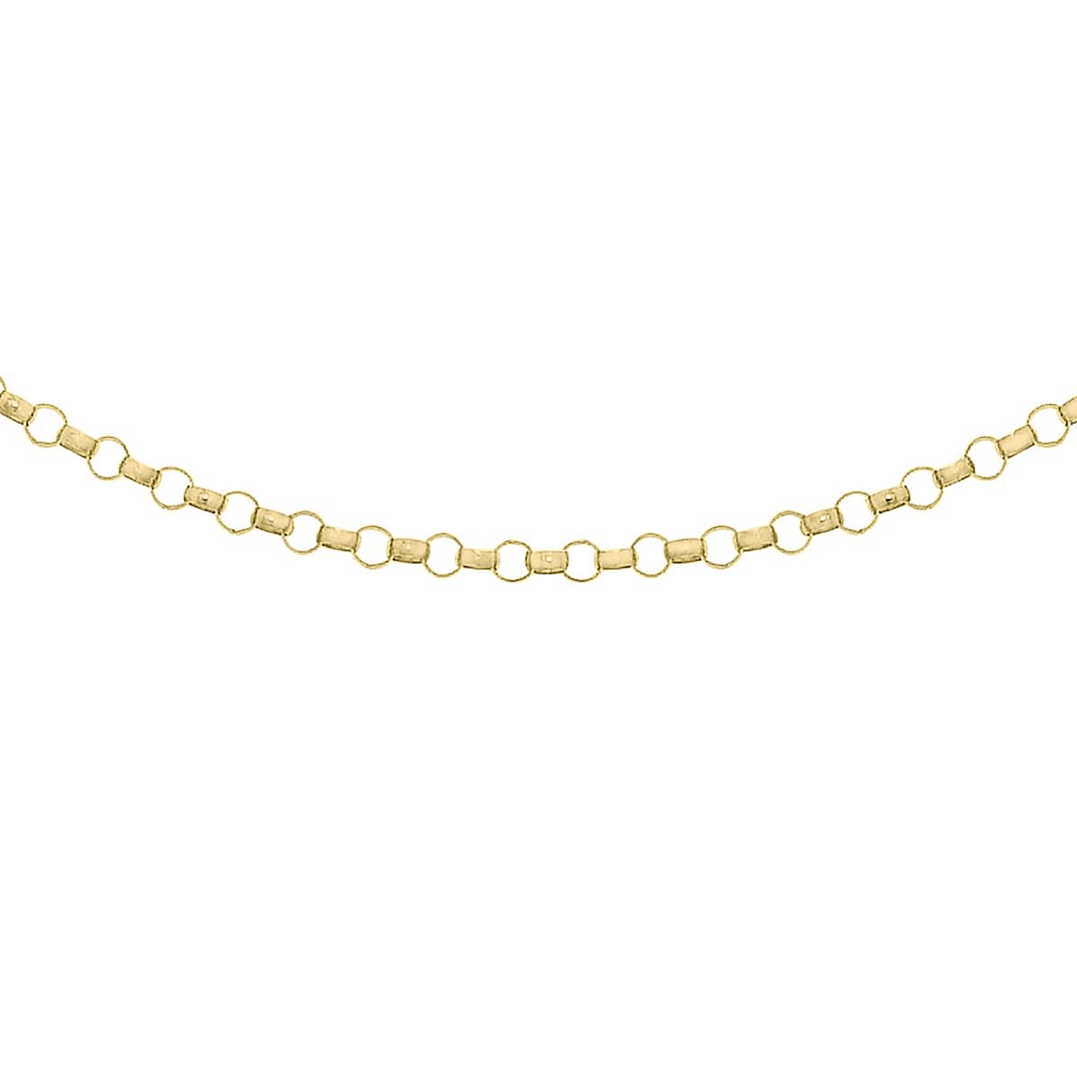 9K Yellow Gold  Chain (Size - 20),  Gold Wt. 1.1 Gms