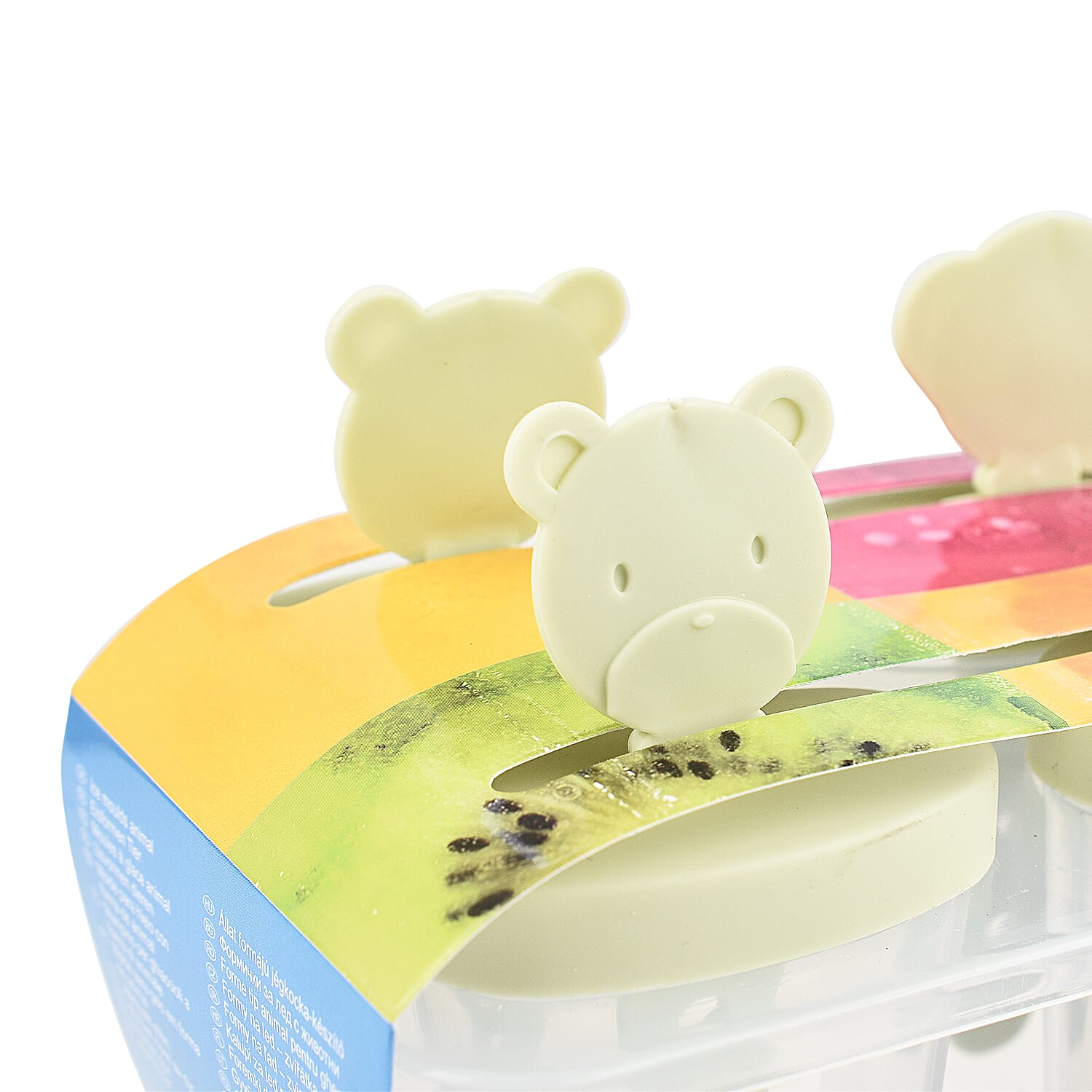 Summer Essentials - Ice Moulds Animals 4Pcs and Ice Cube Square 20Pcs - Multi