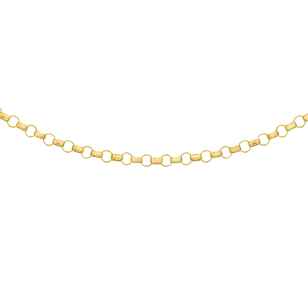9K Yellow Gold  Chain (Size - 24),  Gold Wt. 1.3 Gms