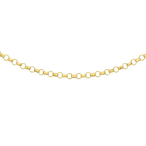 9K Yellow Gold  Chain (Size - 24),  Gold Wt. 1.3 Gms