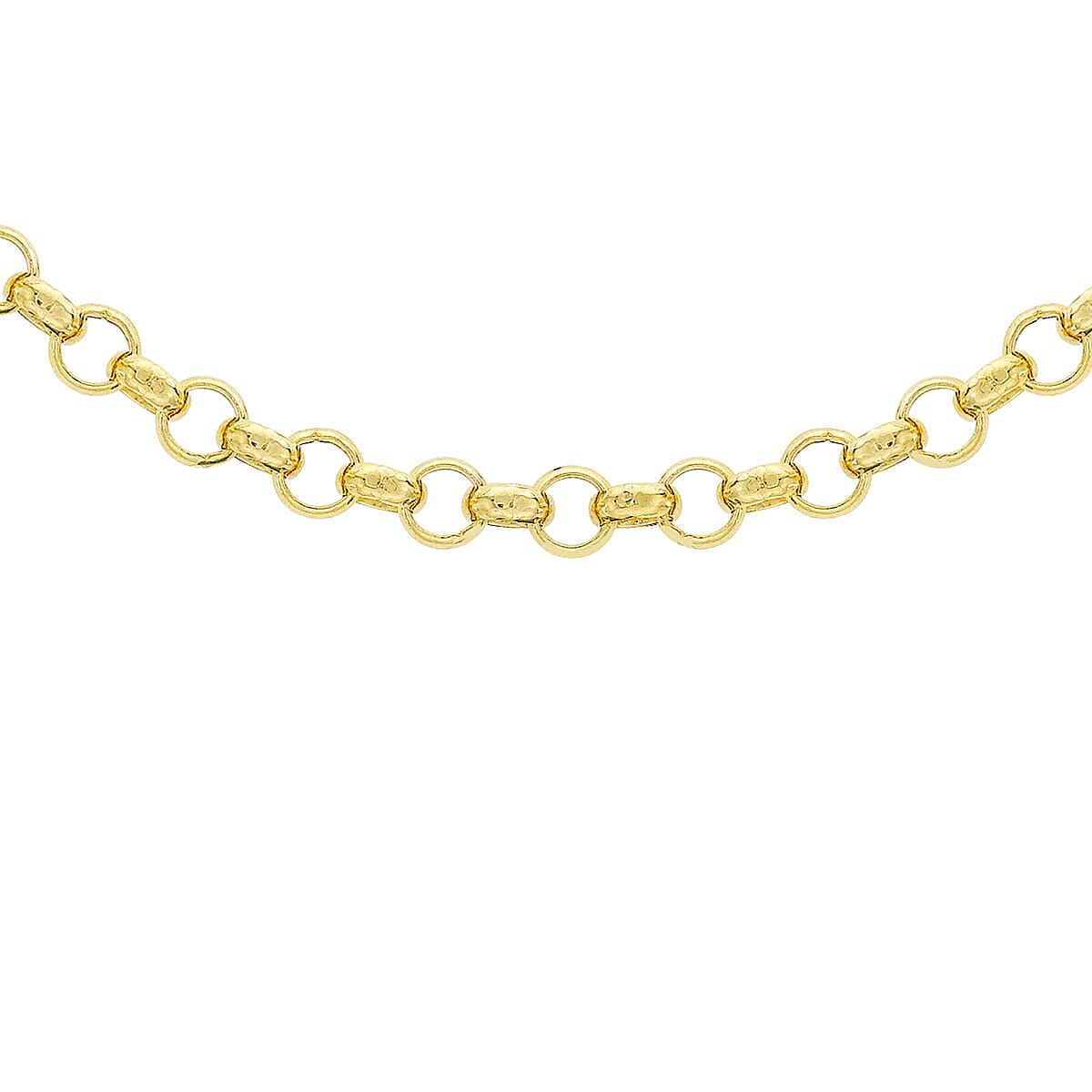 9K Yellow Gold  Chain (Size - 18),  Gold Wt. 6.2 Gms