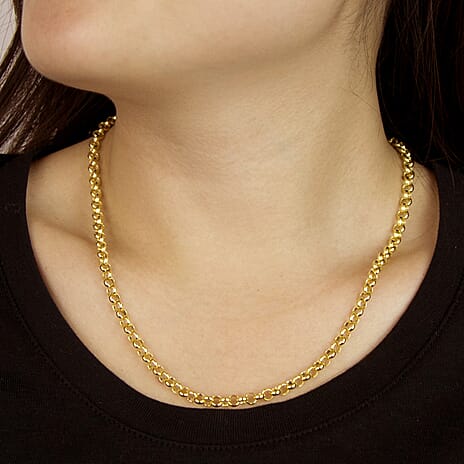 9K Yellow Gold  Chain (Size - 18),  Gold Wt. 6.2 Gms