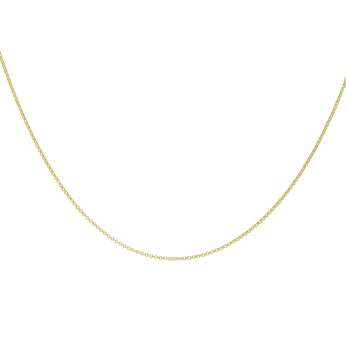 9K Yellow Gold  Chain (Size - 18),  Gold Wt. 1.4 Gms
