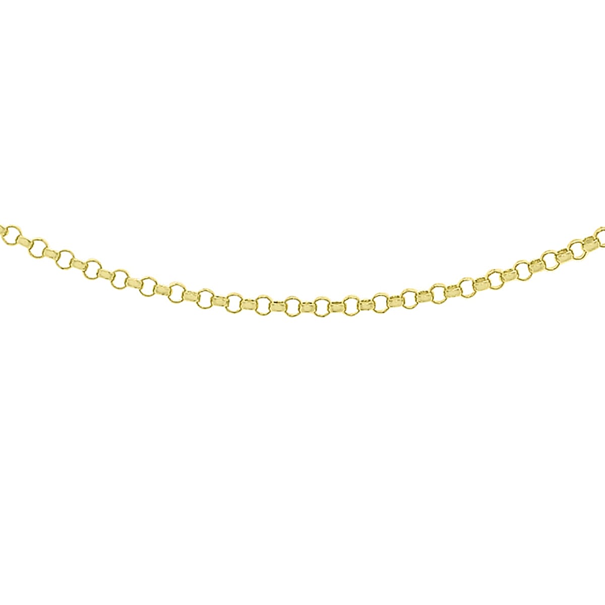 9K Yellow Gold  Chain (Size - 20),  Gold Wt. 1.6 Gms