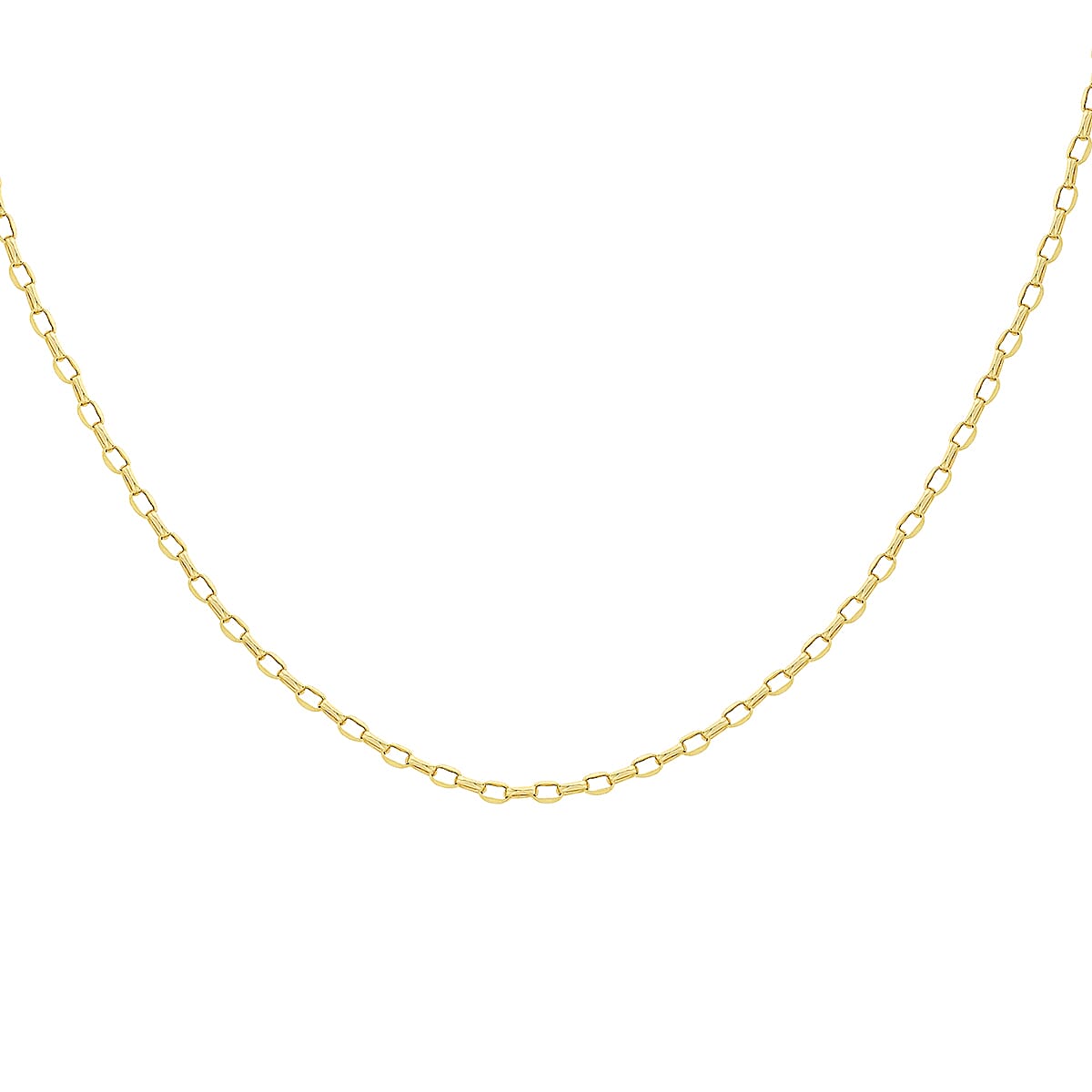 9K Yellow Gold  Chain (Size - 18),  Gold Wt. 2 Gms