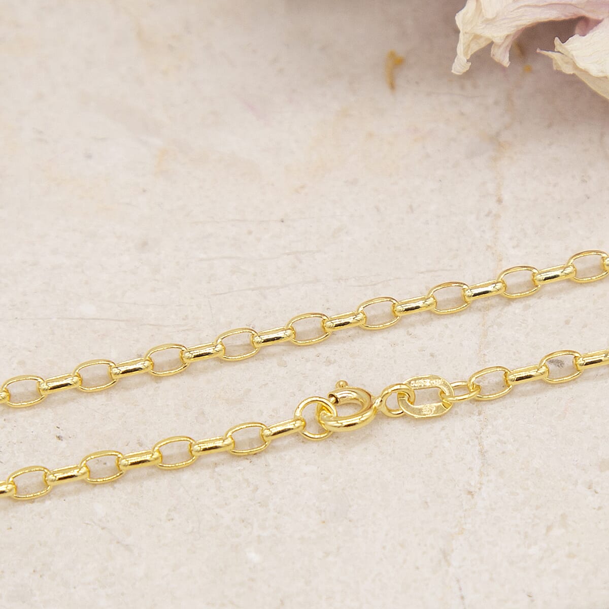 9K Yellow Gold  Chain (Size - 18),  Gold Wt. 2 Gms