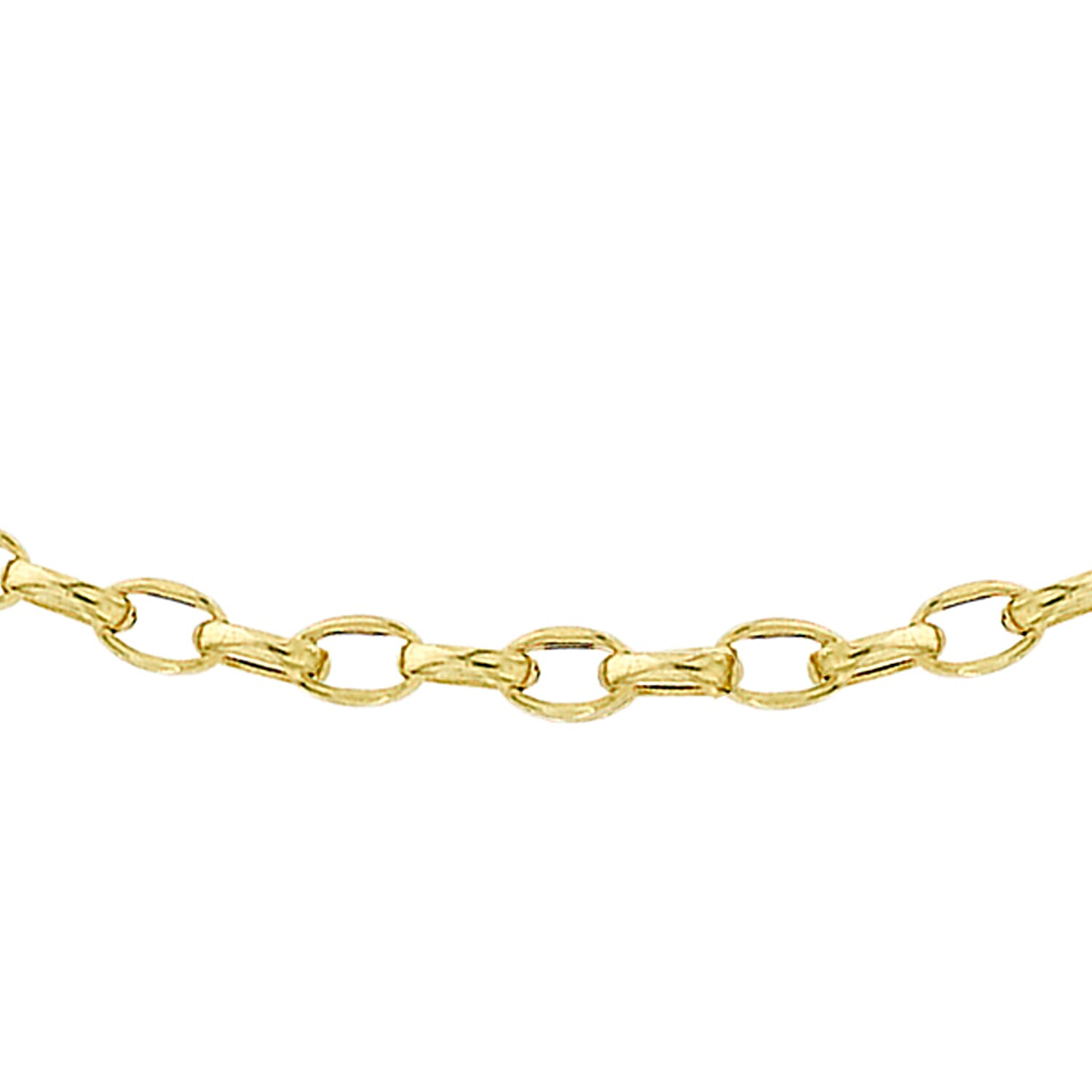 9K Yellow Gold  Chain (Size - 16),  Gold Wt. 1.2 Gms