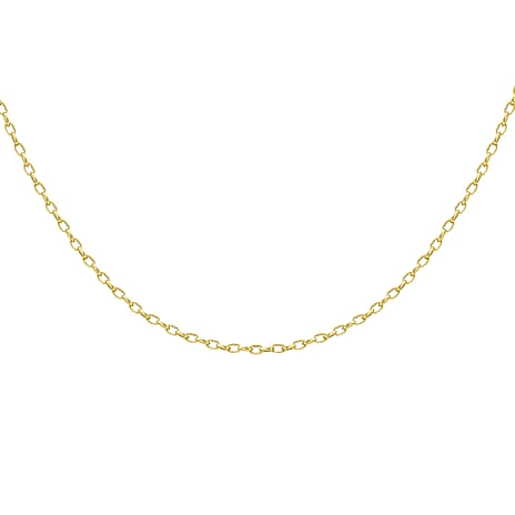 9K Yellow Gold  Chain (Size - 16),  Gold Wt. 1.2 Gms
