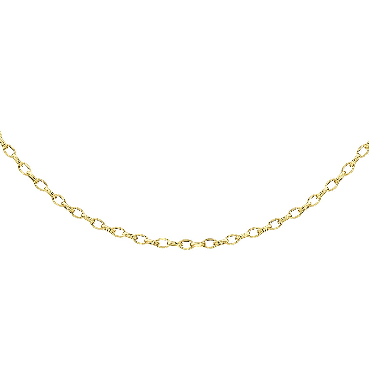 9K Yellow Gold  Chain (Size - 20),  Gold Wt. 1.4 Gms