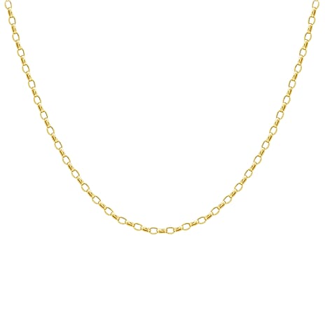 9K Yellow Gold  Chain (Size - 16),  Gold Wt. 2.9 Gms