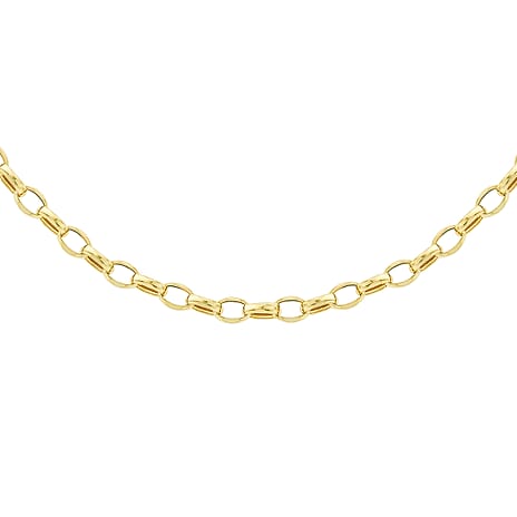 9K Yellow Gold  Chain (Size - 18),  Gold Wt. 3.3 Gms