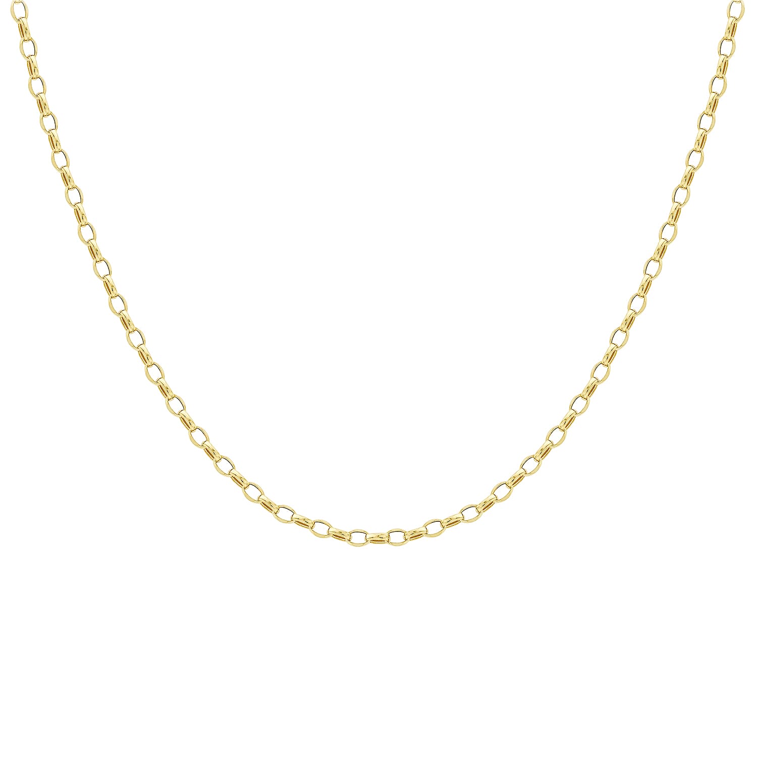 9K Yellow Gold  Chain (Size - 20),  Gold Wt. 3.6 Gms