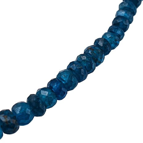 Tucson Closeout-Malgache Neon Apatite Necklace (Size - 20) in 18K Vermeil Yellow Gold Plated Sterling Silver 80.77 Ct.