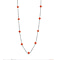 Connemara Marble Station Beads Necklace (Size - 24-2 inch Ext.) 28.12 Ct.