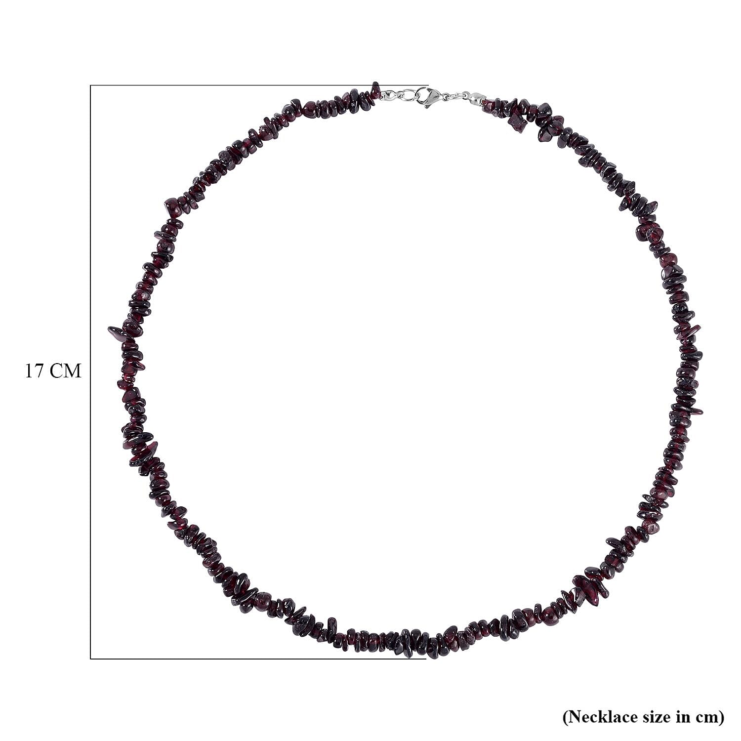 Set of 3 - Red Garnet, Green Aventurine and Multi Colour Amazonite Necklace (Size - 20) 635.35 Ct.