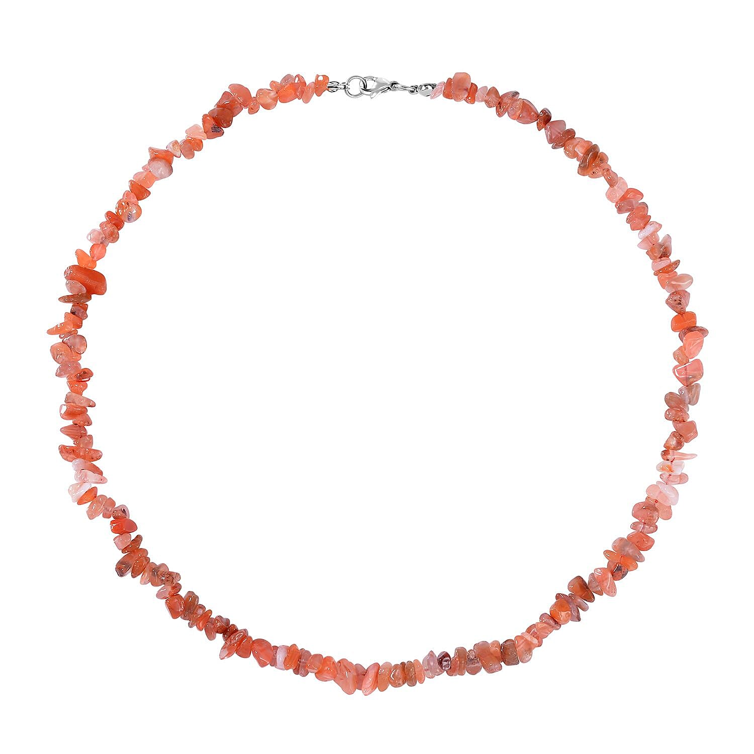 Set of 3 - Agate, Rose Quartz and Gold Sandstone Necklace (Size - 20) 588.30 Ct