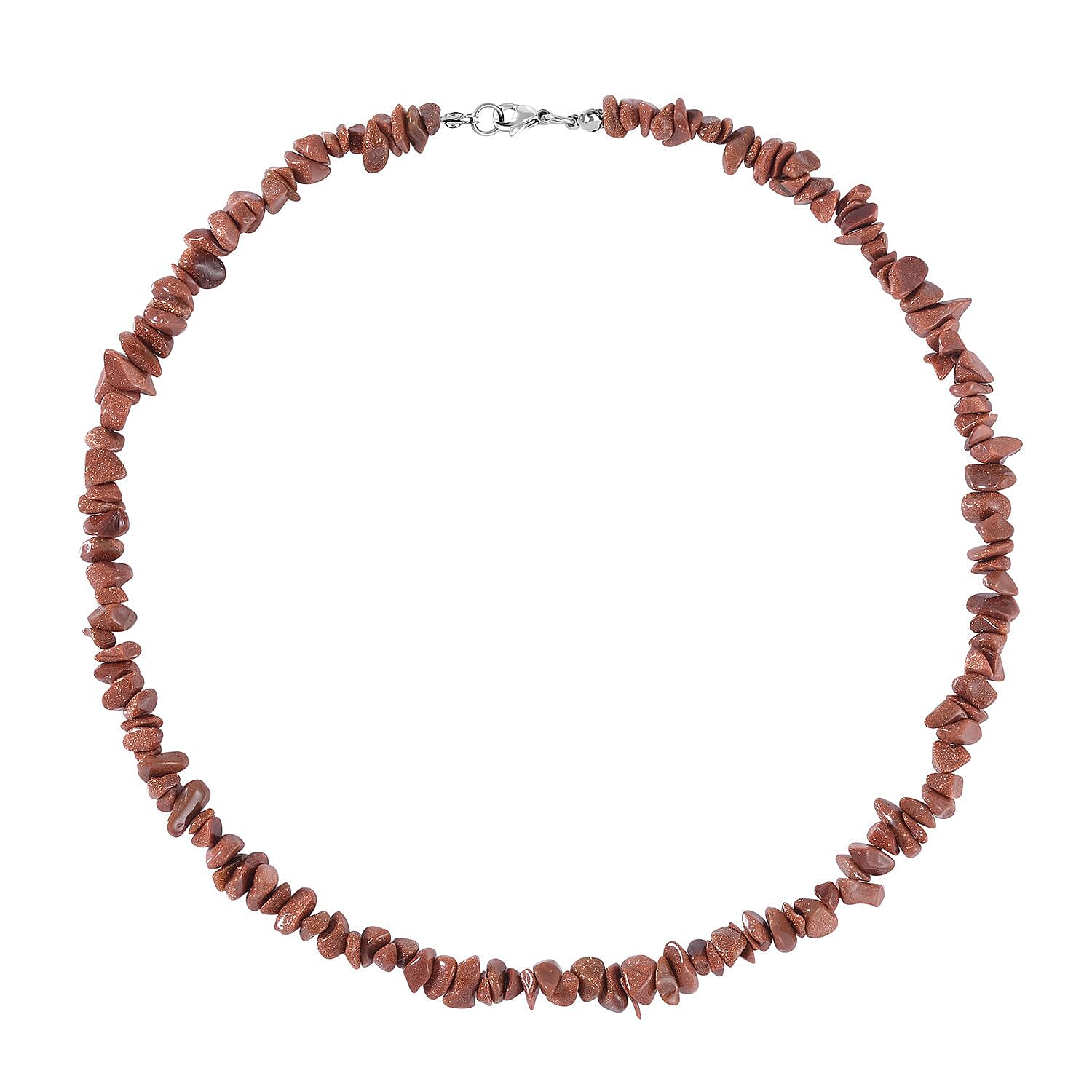 Set of 3 - Agate, Rose Quartz and Gold Sandstone Necklace (Size - 20) 588.30 Ct