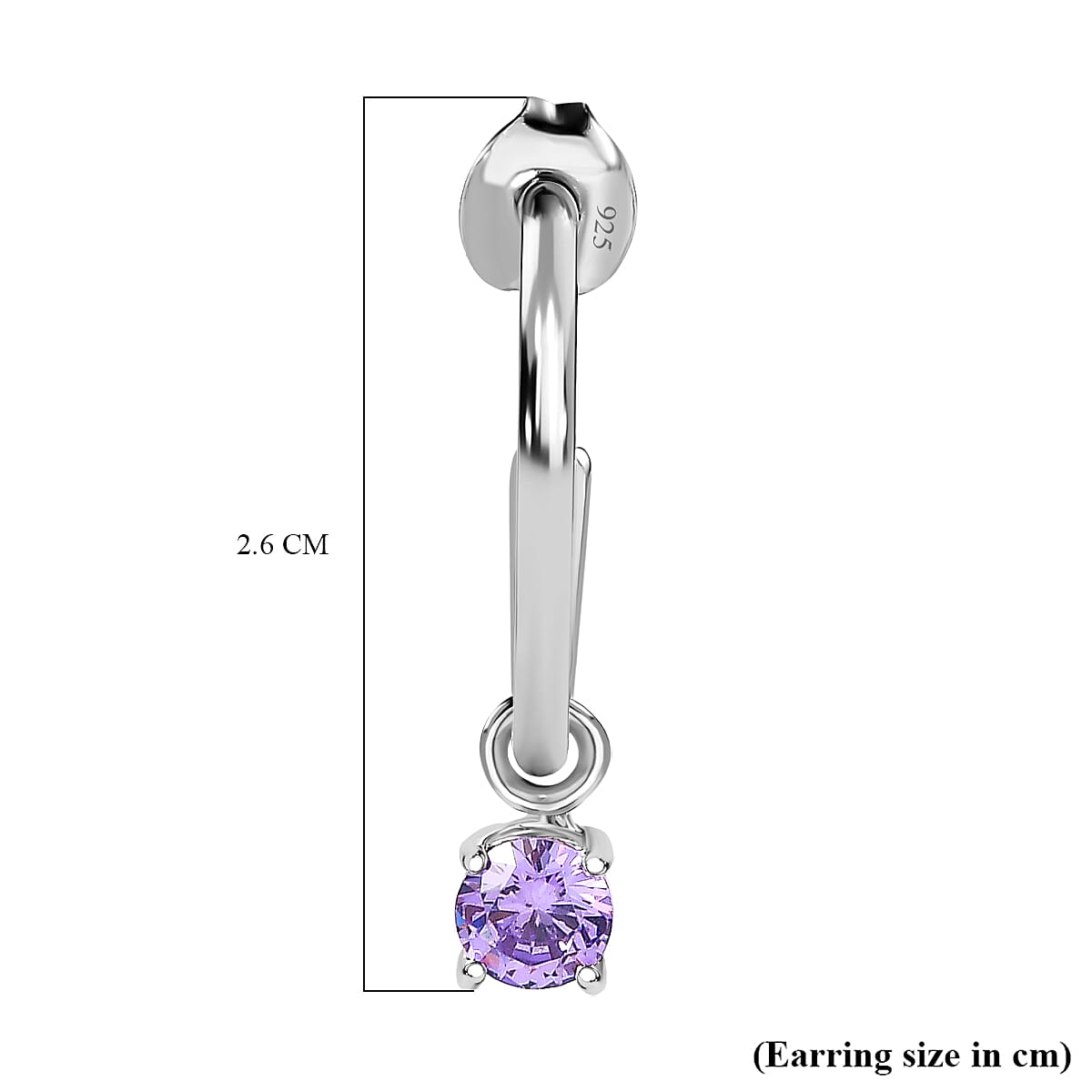 Multi Gemstone Dangle Earrings in Platinum Overlay Sterling Silver 6.78 Ct.