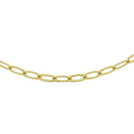 9K Yellow Gold  Chain (Size - 16),  Gold Wt. 3.4 Gms