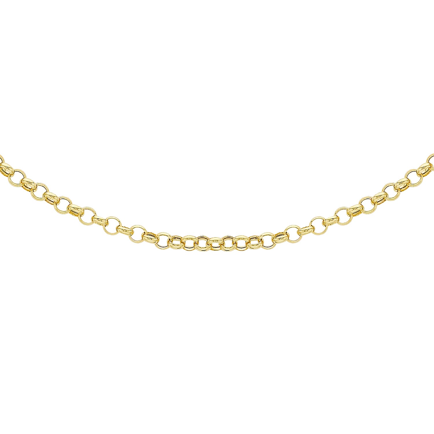 9K Yellow Gold  Chain (Size - 18),  Gold Wt. 1.6 Gms