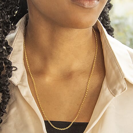 9K Yellow Gold  Chain (Size - 22),  Gold Wt. 2 Gms