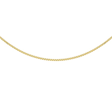 Diamond Cut Box Chain 18 Inch in 9K Yellow Gold