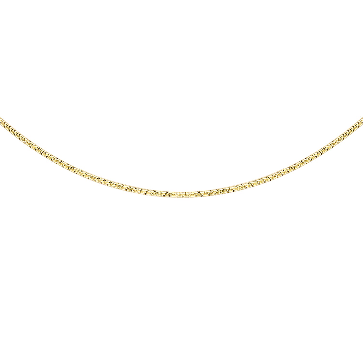 9K Yellow Gold  Chain (Size - 20),  Gold Wt. 1.6 Gms